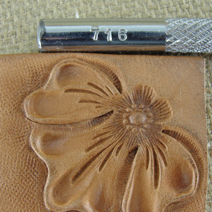 Vintage Craftool Co. #716 Flower Center Stamp | Pro Leather Carvers