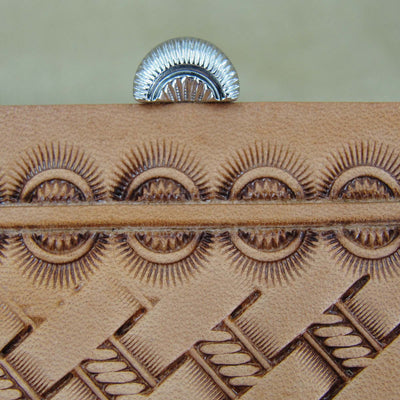 Crescent Border Leather Stamp - Barry King | Pro Leather Carvers