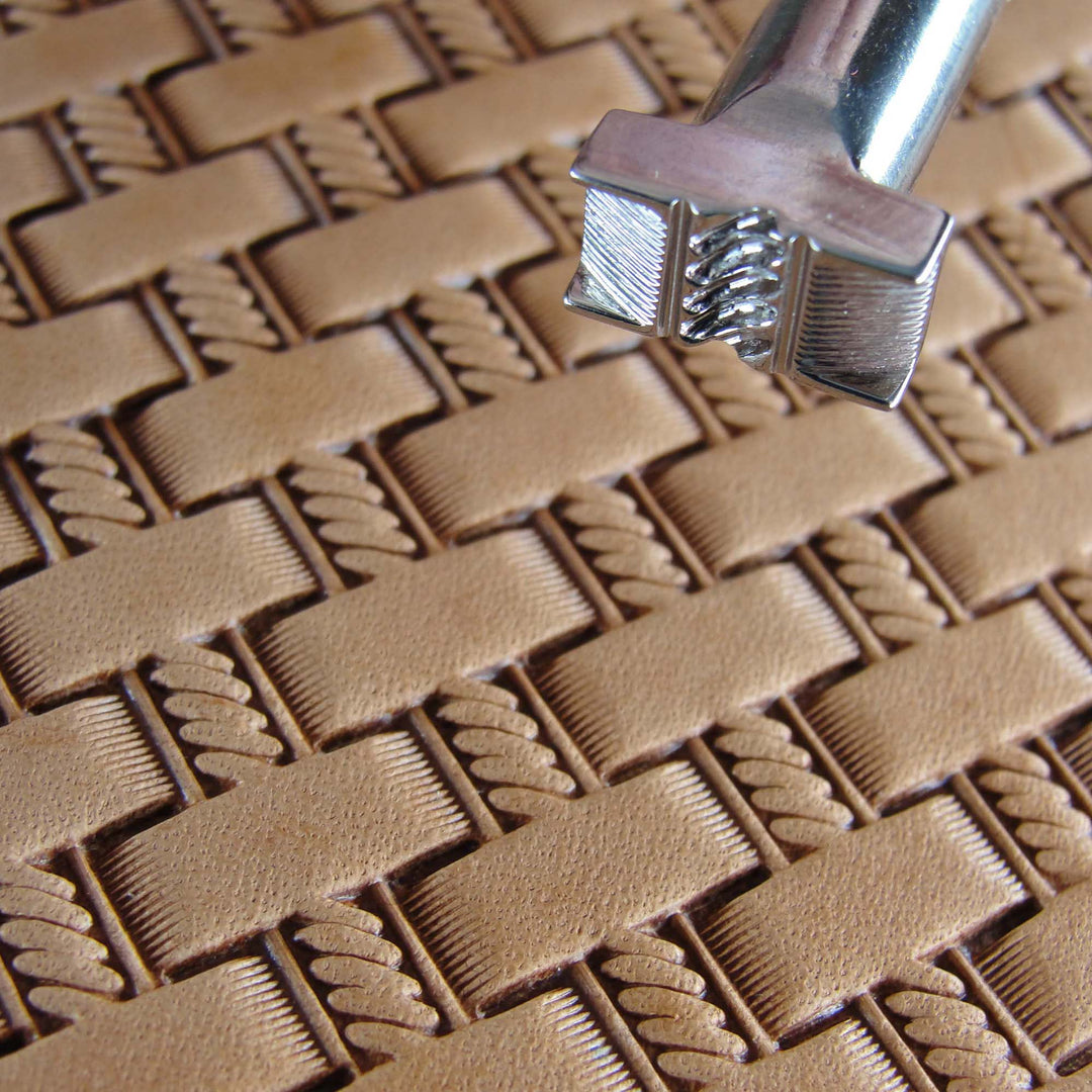 Rope Basket Weave Leather Stamp - Barry King | Pro Leather Carvers