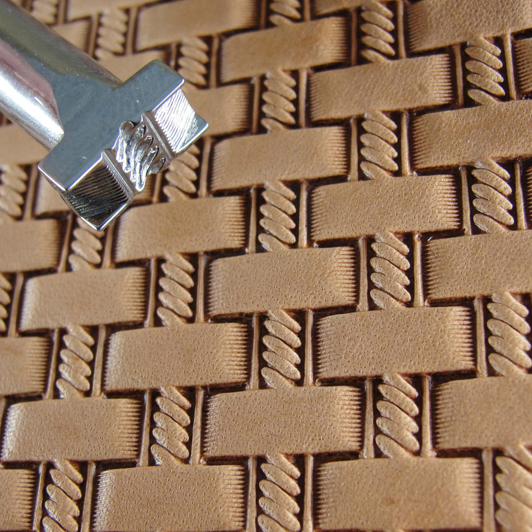 Rope Basket Weave Leather Stamp - Barry King | Pro Leather Carvers