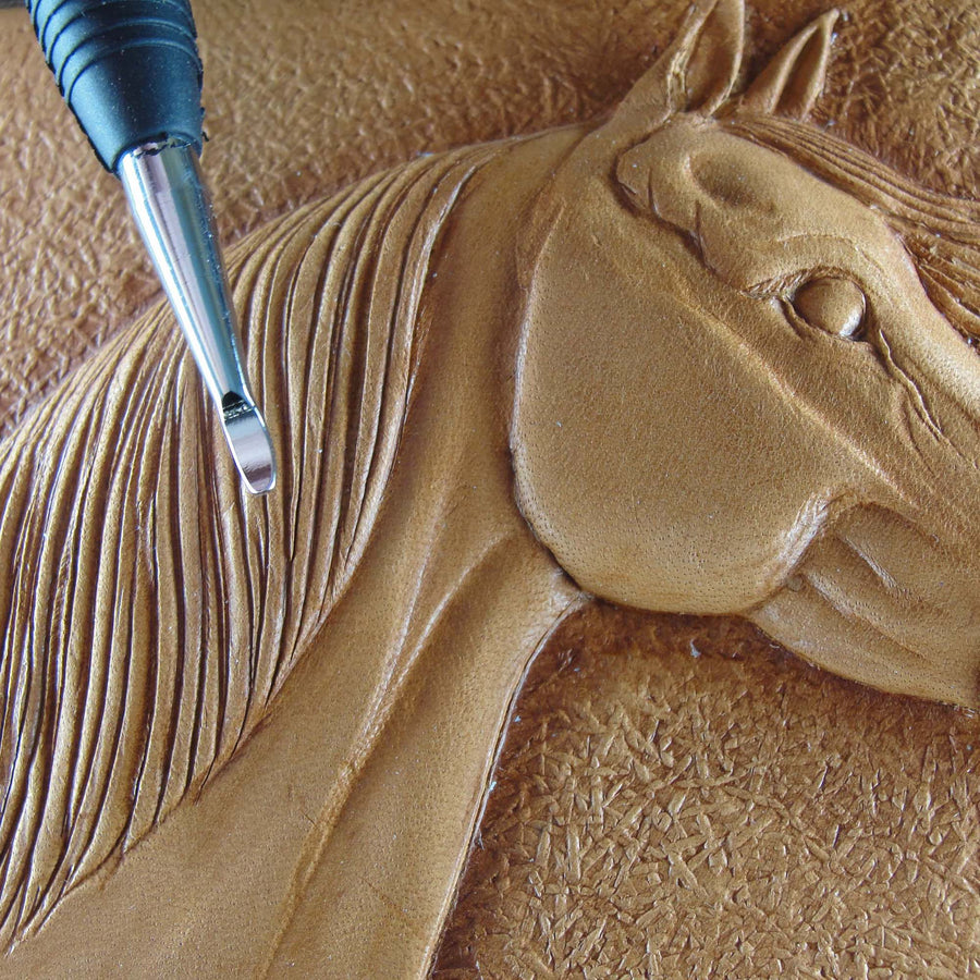 Small Modeling Spoon Leathercraft Hand Tool Pro Leather Carvers