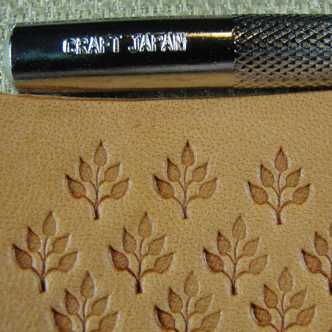 E375 Leaf Branch Leather Stamp - Craft Japan | Pro Leather Carvers