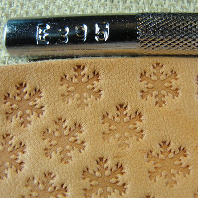 E395 Snowflake Geometric Leather Stamp - Japan | Pro Leather Carvers