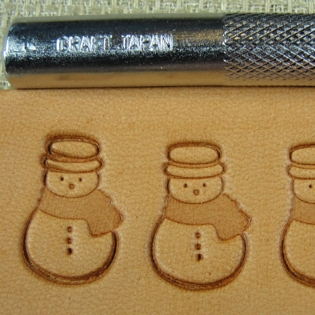 E592 Snowman Leather Stamping Tool - Craft Japan | Pro Leather Carvers