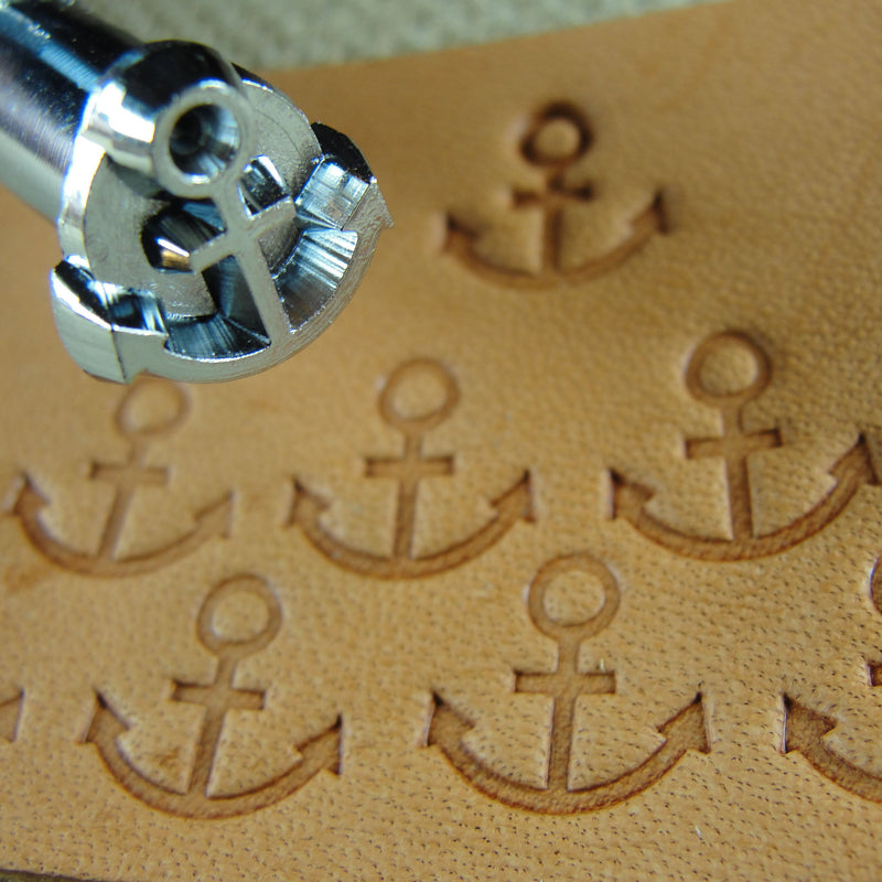 E681 Anchor Geometric Leather Stamp - Japan | Pro Leather Carvers