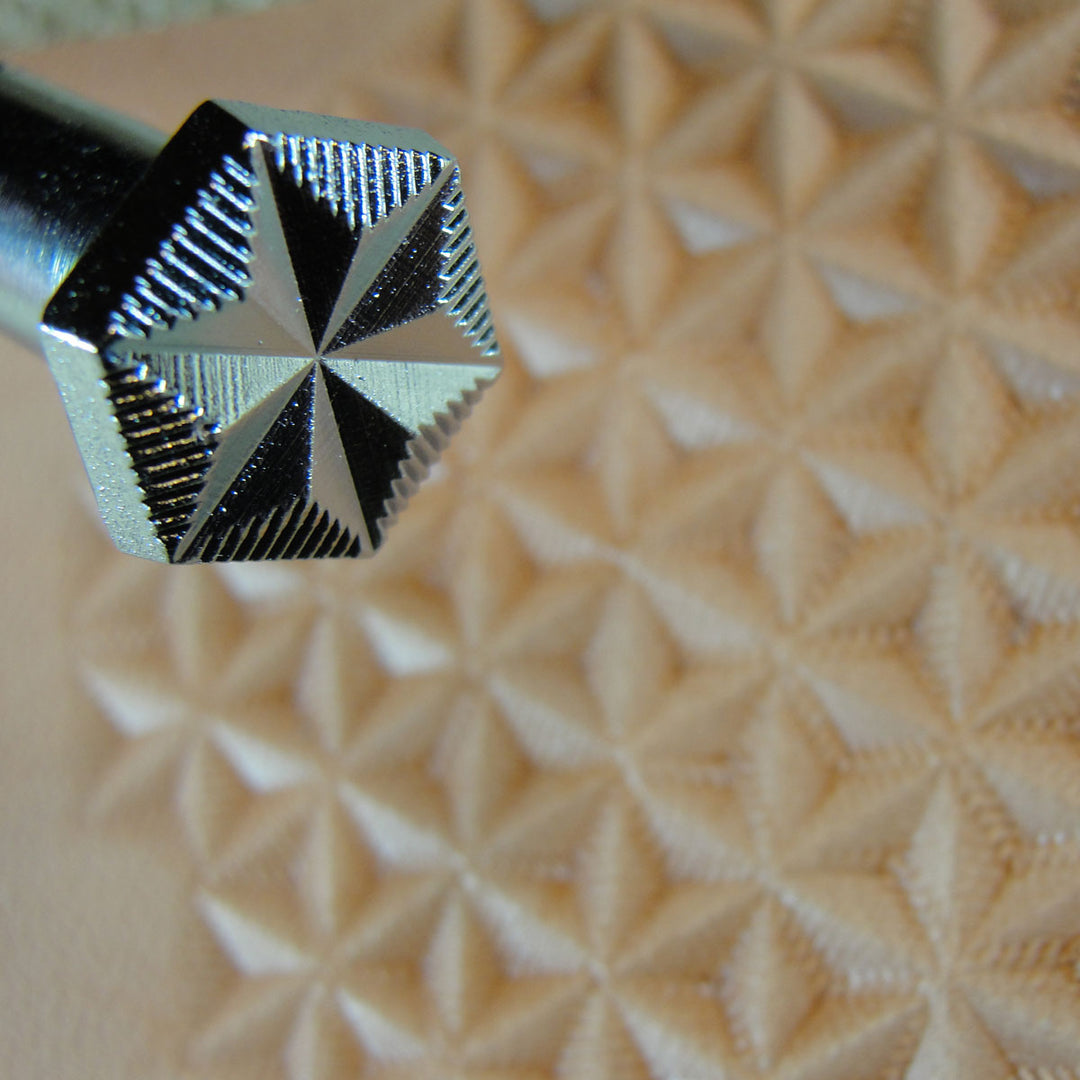 G526 6-Point Star Geometric Leather Stamp | Pro Leather Carvers