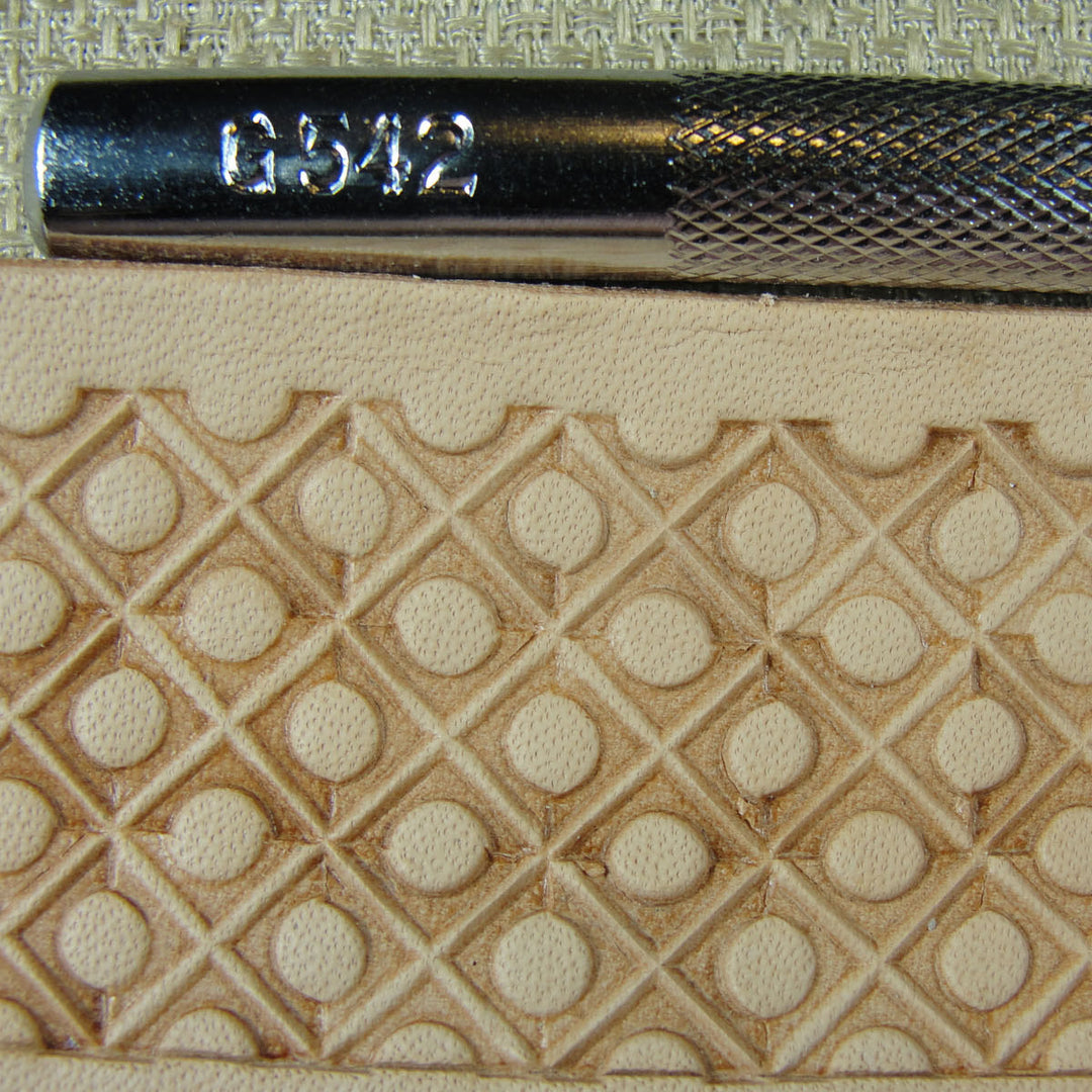 G542 Geometric Leather Stamping Tool | Pro Leather Carvers
