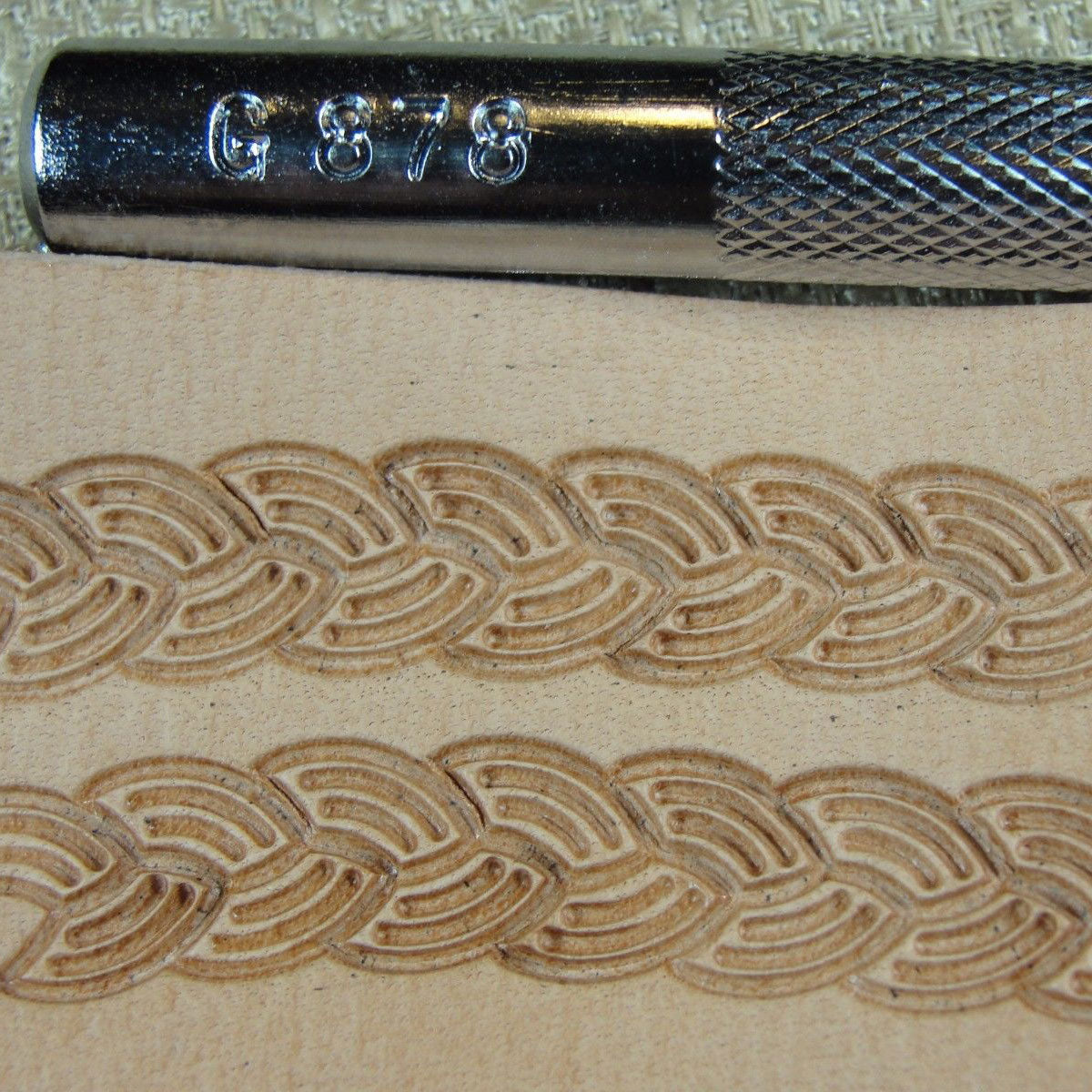 Braid Border Stamp, G878, Leather Stamping Tool