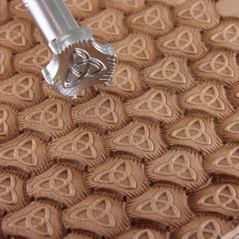 Celtic Tri-Weave Geometric Stainless Steel Stamp - Pro Leather Carvers