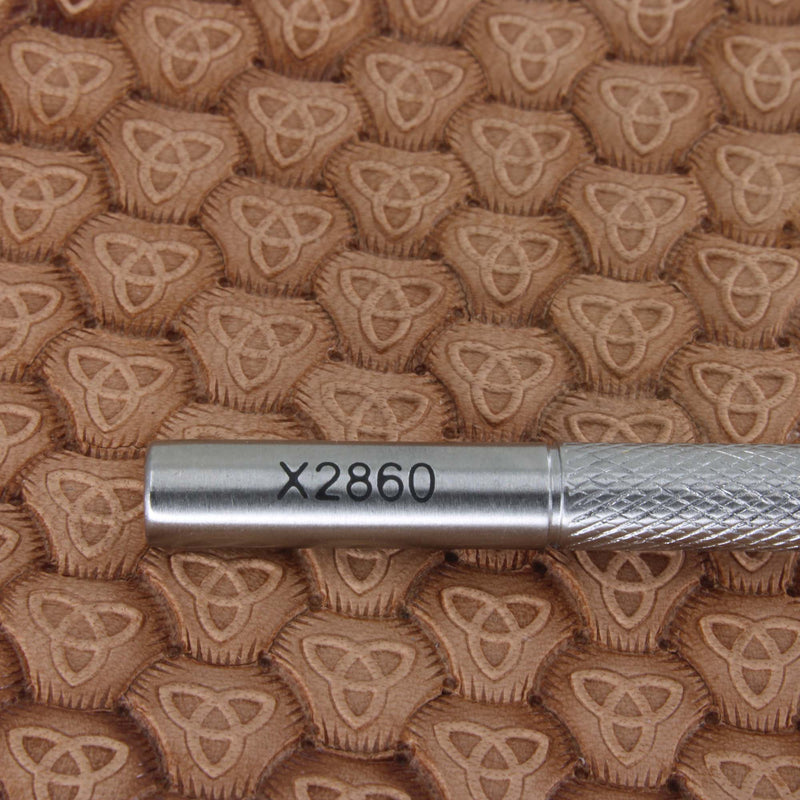 Celtic Tri-Weave Geometric Stainless Steel Stamp - Pro Leather Carvers