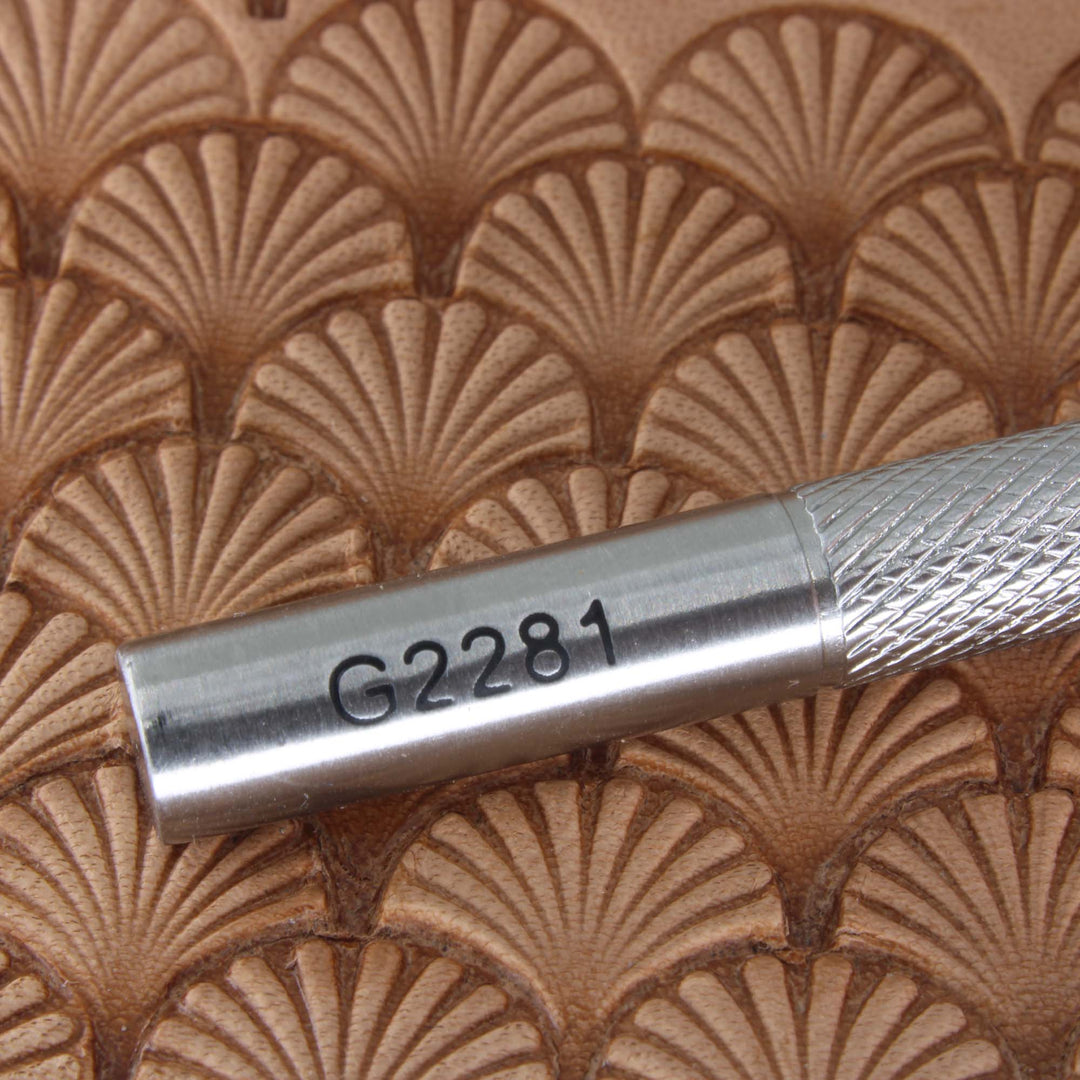 Petal Shell Geometric Stainless Steel Stamp - Pro Leather Carvers