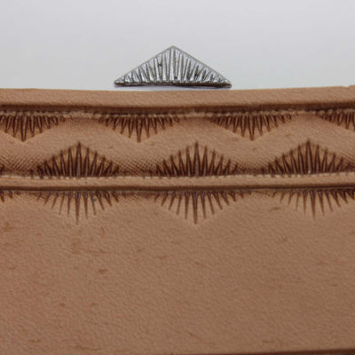Sunrise Triangle Border Stainless Steel Stamp - Pro Leather Carvers