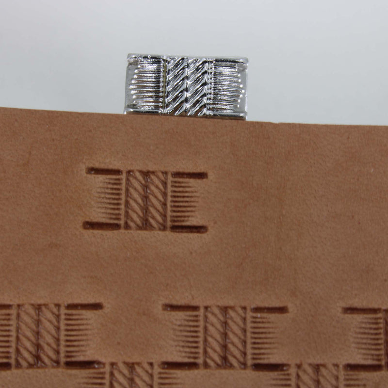 Double Rope Basket Weave Stainless Steel Stamp - Pro Leather Carvers