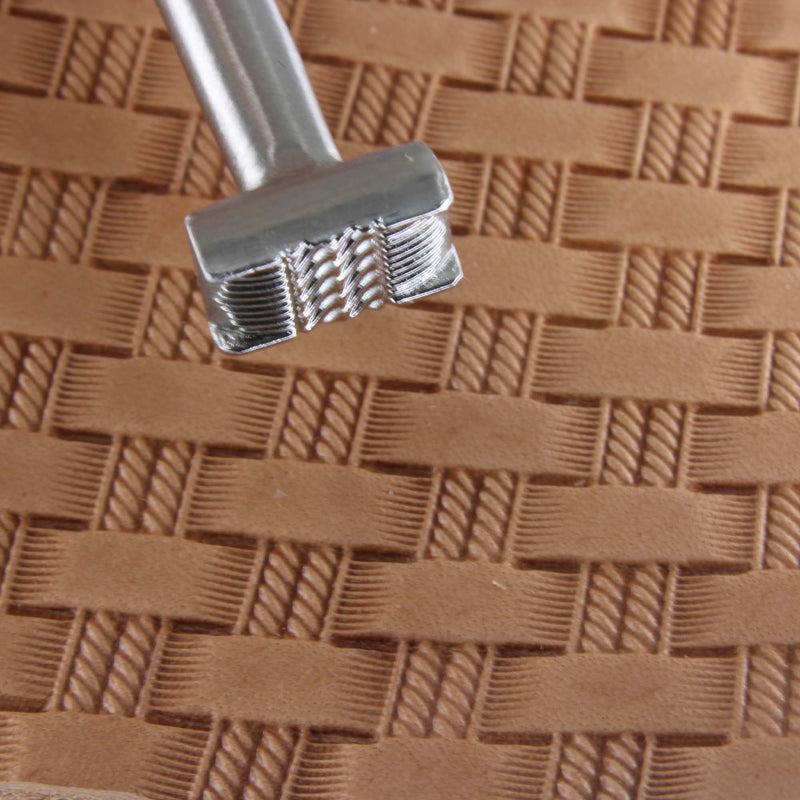 Double Rope Basket Weave Stainless Steel Stamp - Pro Leather Carvers