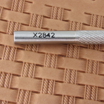 Double Rope Basket Weave Stainless Steel Stamp - Pro Leather Carvers