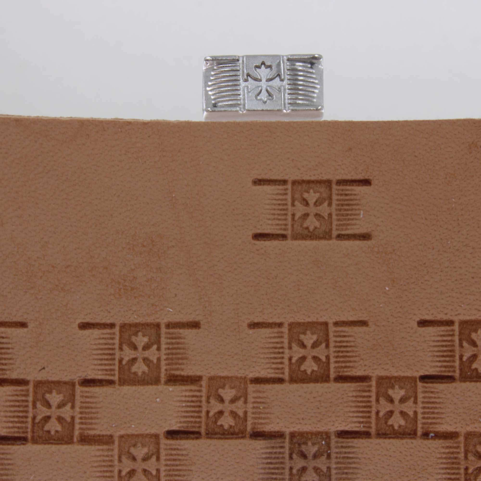 Cross Basket Weave Stainless Steel Stamp - Pro Leather Carvers