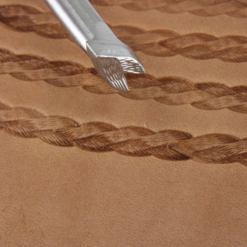 Small Textured Braid Border Leather Stamp - Pro Leather Carvers