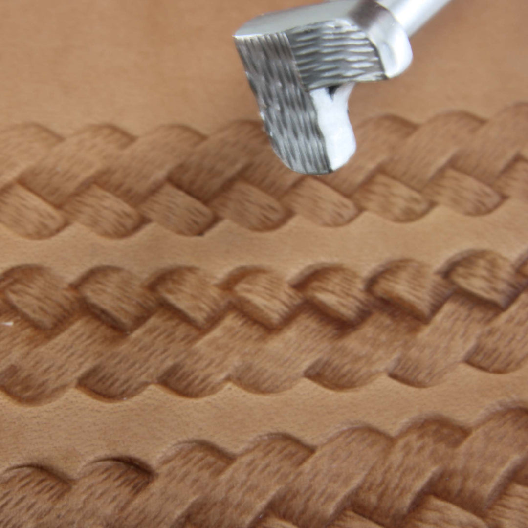 Rope Border Leather Stamp - Stainless Steel