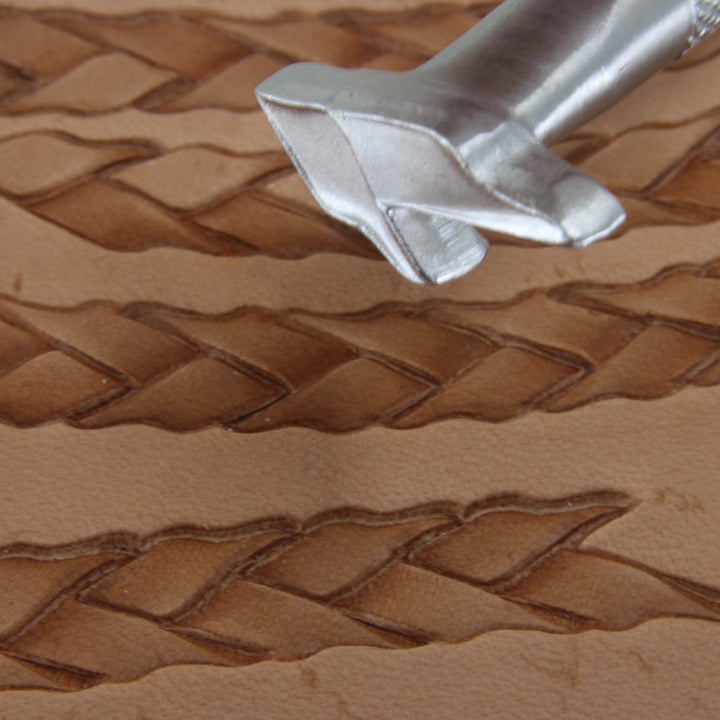 Woven Braid Border Stainless Steel Stamp - Pro Leather Carvers