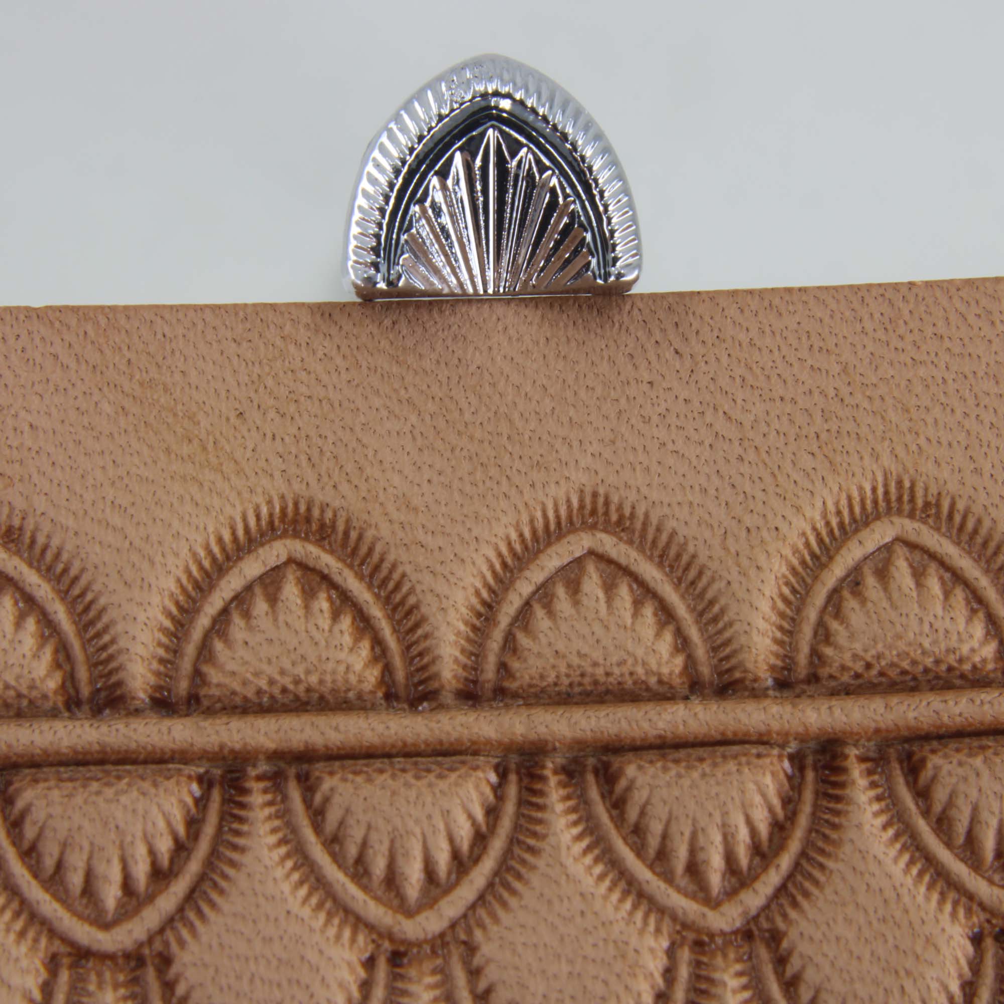 Crescent Shell Geometric Leather Stamping Tool - Pro Leather