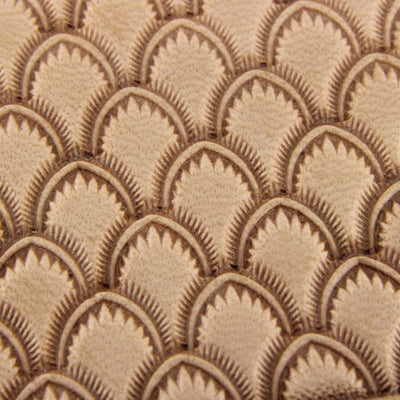 Crescent Shell Geometric Leather Stamping Tool - Pro Leather Carvers