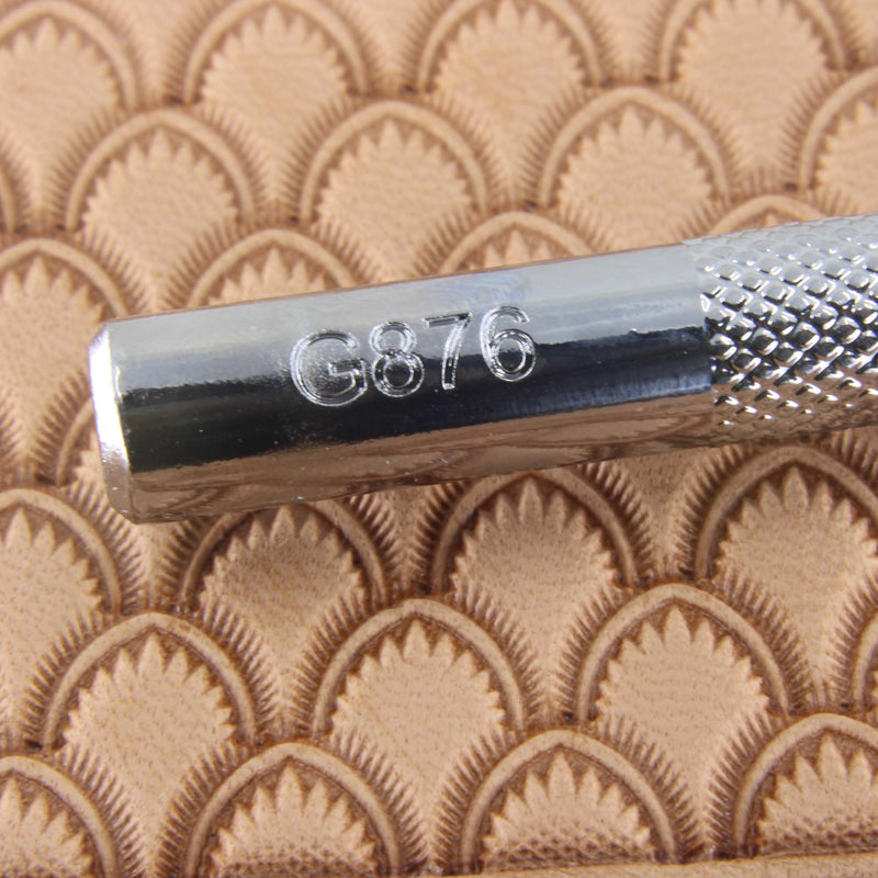 Crescent Shell Geometric Leather Stamping Tool - Pro Leather Carvers
