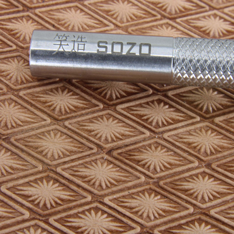 Lined Diamond Geometric Stamp - Stainless Steel | Pro Leather Carvers