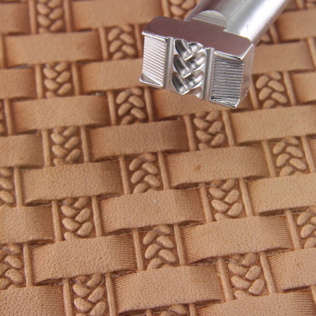 Braid Basket Weave Stamp - Stainless Steel | Pro Leather Carvers