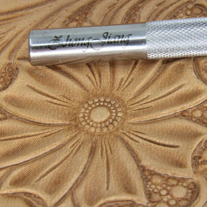 Double Row Flower Center Stamp - Stainless Steel | Pro Leather Carvers