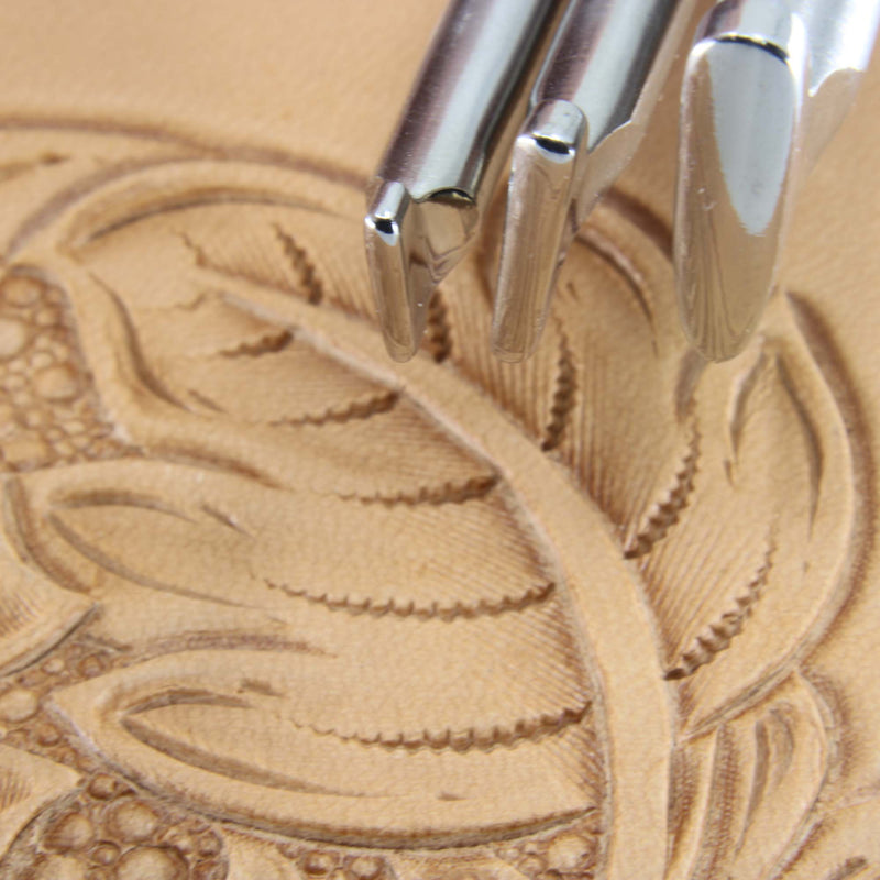 Set of 3 Smooth Thumb Prints - Stainless Steel | Pro Leather Carvers