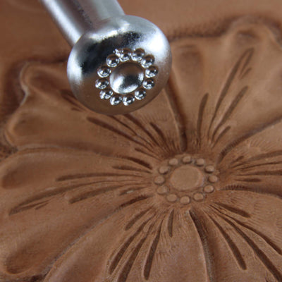 12-Seed Flower Center Stainless Steel Stamp - Pro Leather Carvers