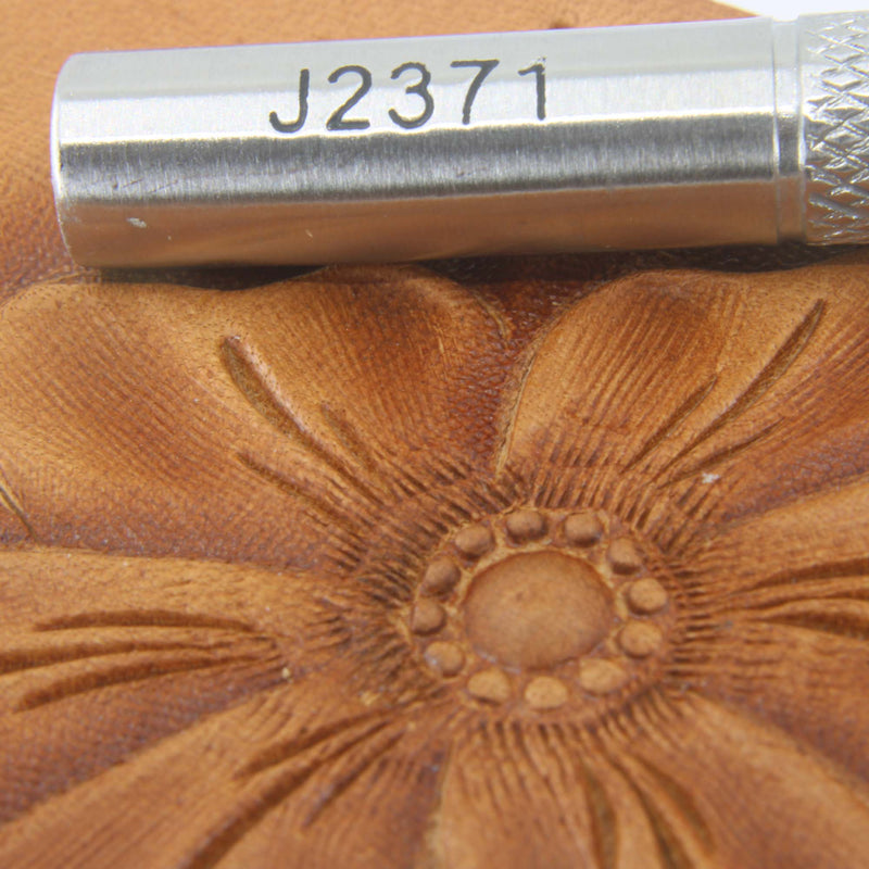 Large 12-Seed Flower Center Stainless Steel Stamp - Pro Leather Carvers