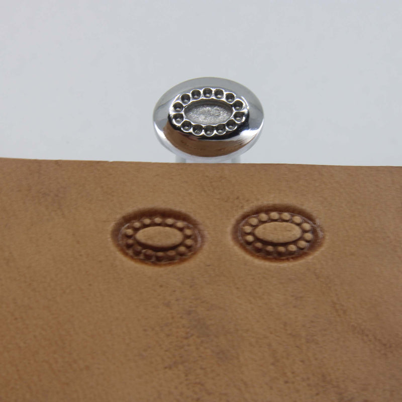 Oval Flower Center Stamp - Stainless Steel | Pro Leather Carvers