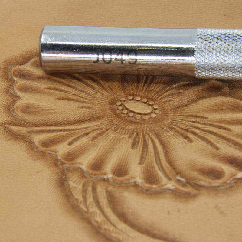 Oval Flower Center Stamp - Stainless Steel | Pro Leather Carvers