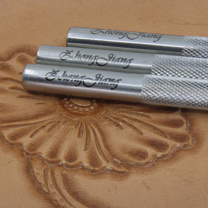 Set of 3 Checkered Bevelers - Stainless Steel | Pro Leather Carvers