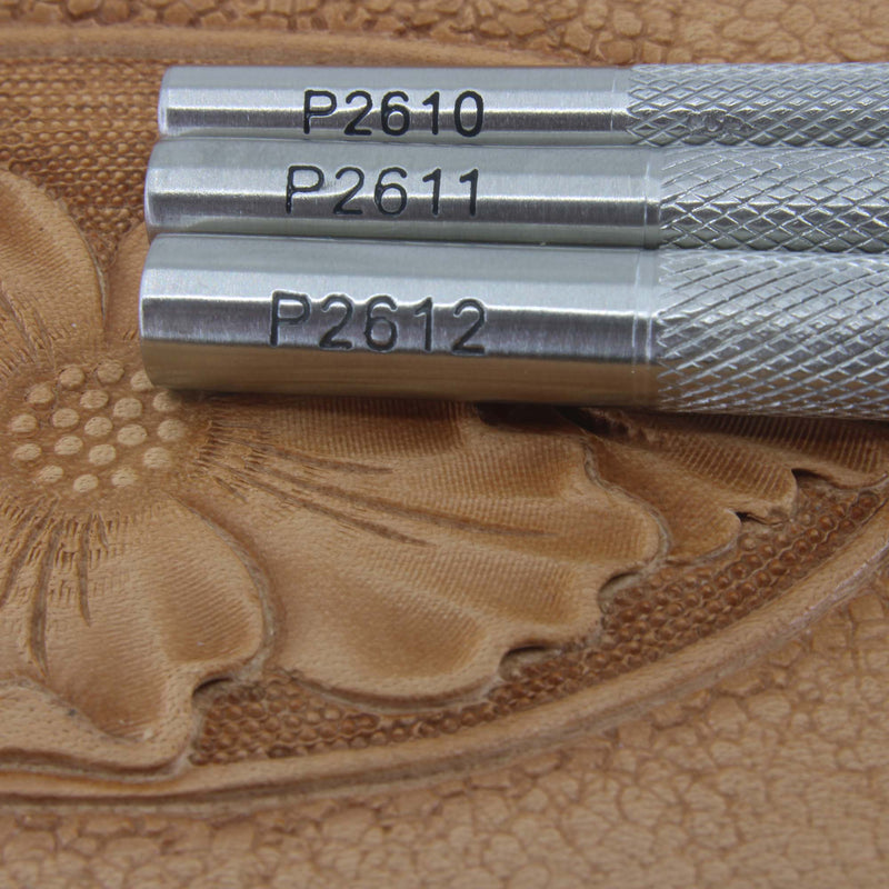 3-Piece Horizontal Thumb Print Stamp Set - Pro Leather Carvers