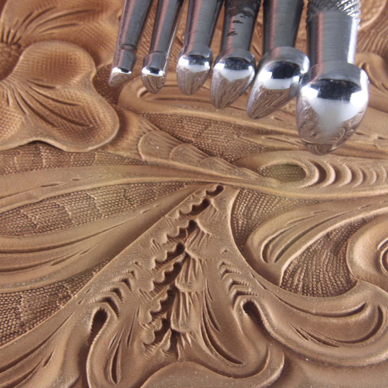 Vintage Craftool Co - Smooth Pear Shader Stamps | Pro Leather Carvers
