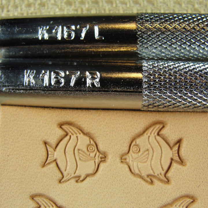 K167L/R Tropical Fish Leather Stamping Tool Set | Pro Leather Carvers