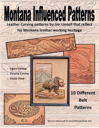 Montana Inspired Leather Patterns by Jim Linnell | Pro Leather Carvers