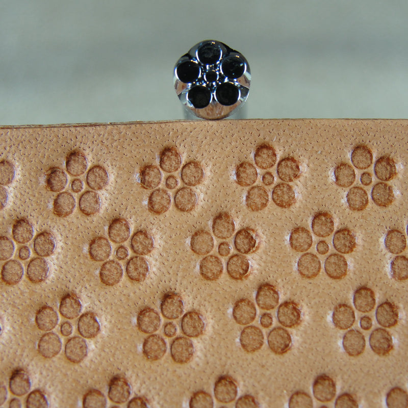O11-2 Small Flower Leather Stamp - Craft Japan | Pro Leather Carvers
