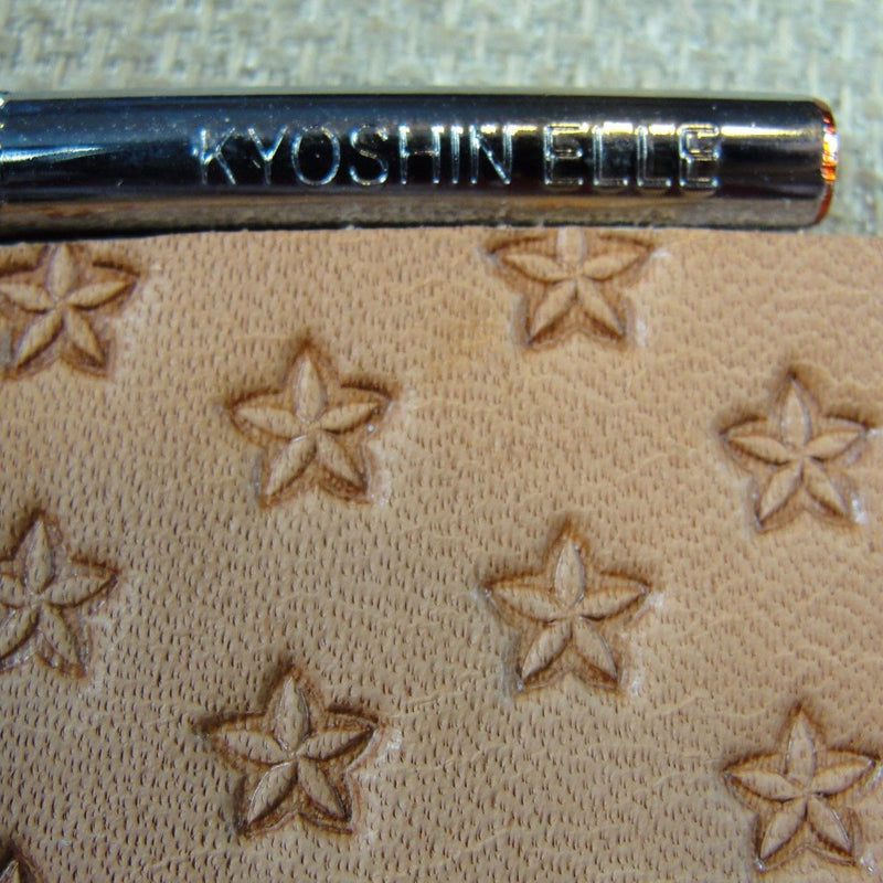 O125 Small Star Flower Stamp - Kyoshin Elle | Pro Leather Carvers