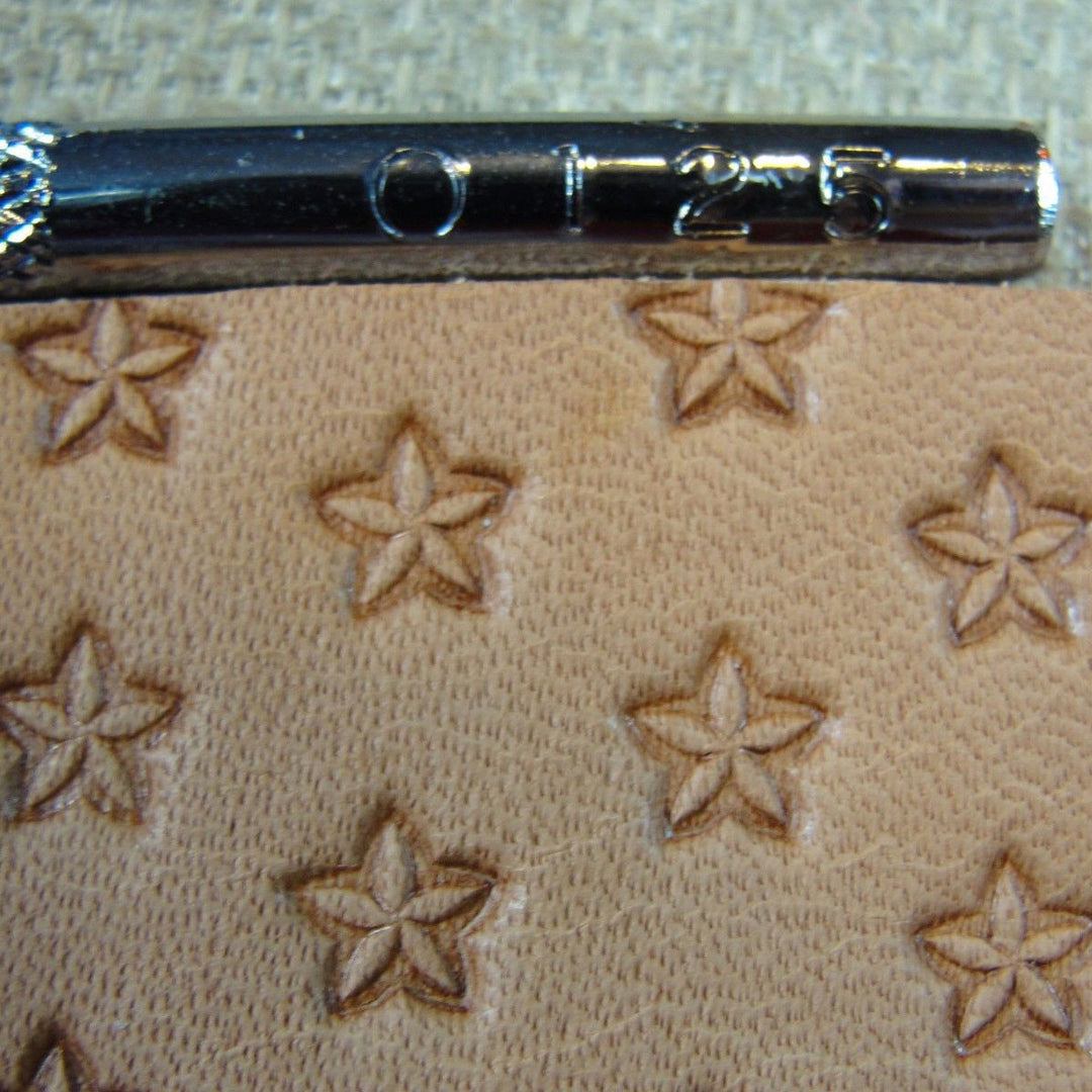 O125 Small Star Flower Stamp - Kyoshin Elle | Pro Leather Carvers
