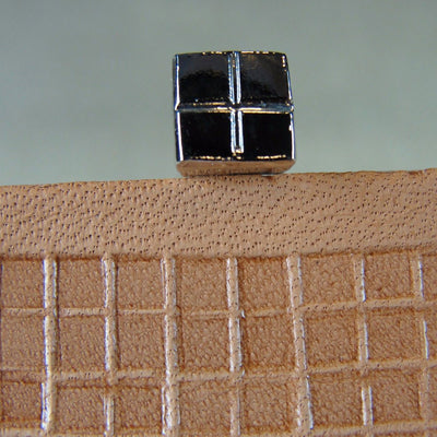 O19 Square Geo Leather Stamp - Kyoshin Elle | Pro Leather Carvers