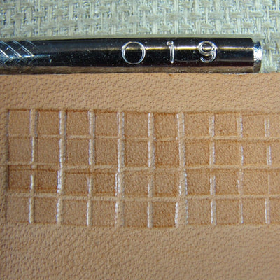 O19 Square Geo Leather Stamp - Kyoshin Elle | Pro Leather Carvers
