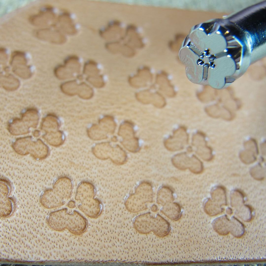 O2 Small Flower Leather Stamping Tool | Pro Leather Carvers