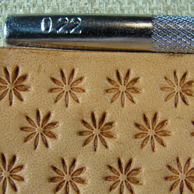 O22 Small Flower Leather Stamp - Craft Japan | Pro Leather Carvers