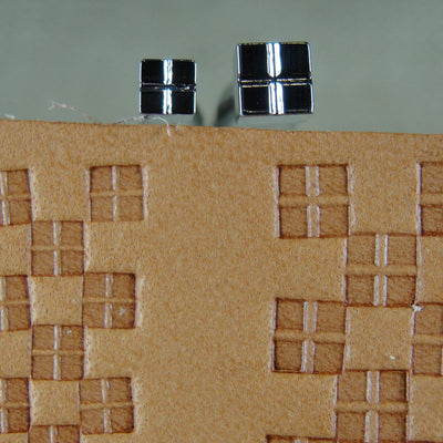 O27/O28 Square Geometric Leather Stamp Set | Pro Leather Carvers