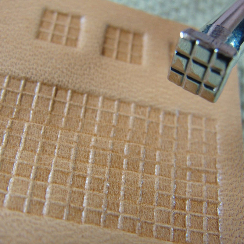 O28 Small Square Geo Leather Stamping Tool | Pro Leather Carvers