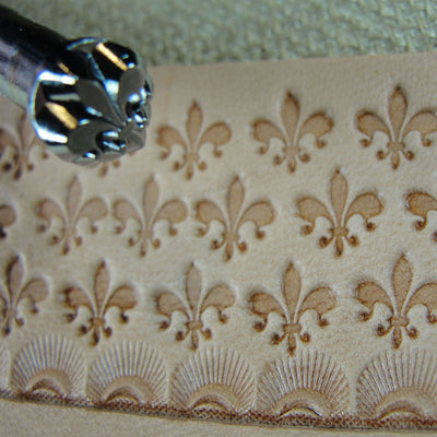 O39 Small Fleur-de-lis Flower Leather Tool | Pro Leather Carvers