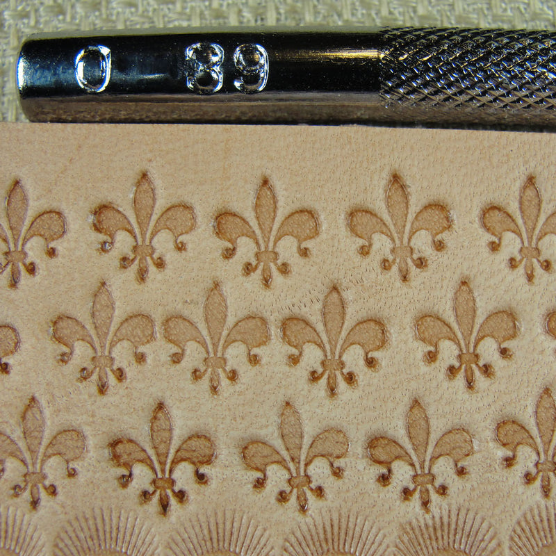 O39 Small Fleur-de-lis Flower Leather Tool | Pro Leather Carvers